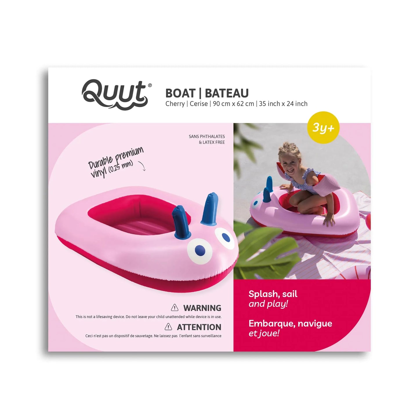 QUUT Inflatable Boat Cherry