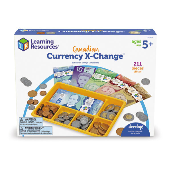 LEARNING RESOURCES CANADIAN CURRENCY X-CHANGE KIT