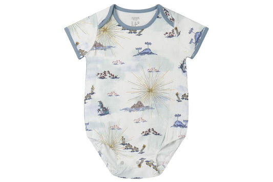 Nest Designs Short Sleeve Onesie (Bamboo) - Ocean Wonders