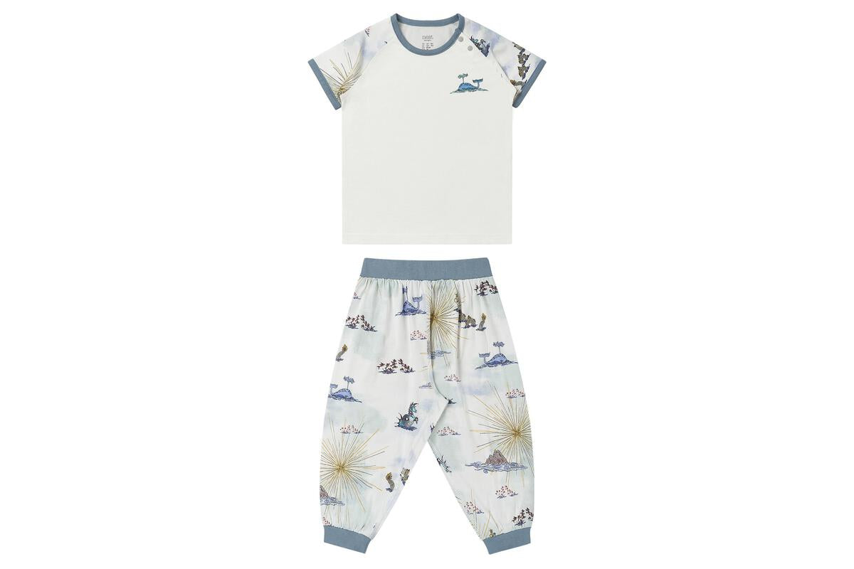 Nest Designs Short Sleeve Play Set (Avocado Bamboo) - Ocean Wonders