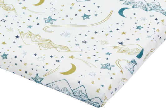 Nest Designs Toddler Pillow With Pillowcase (Bamboo Silk) - Stars White