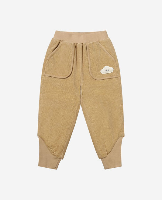 Petite Revery Quilted Corduroy Pants - Dune