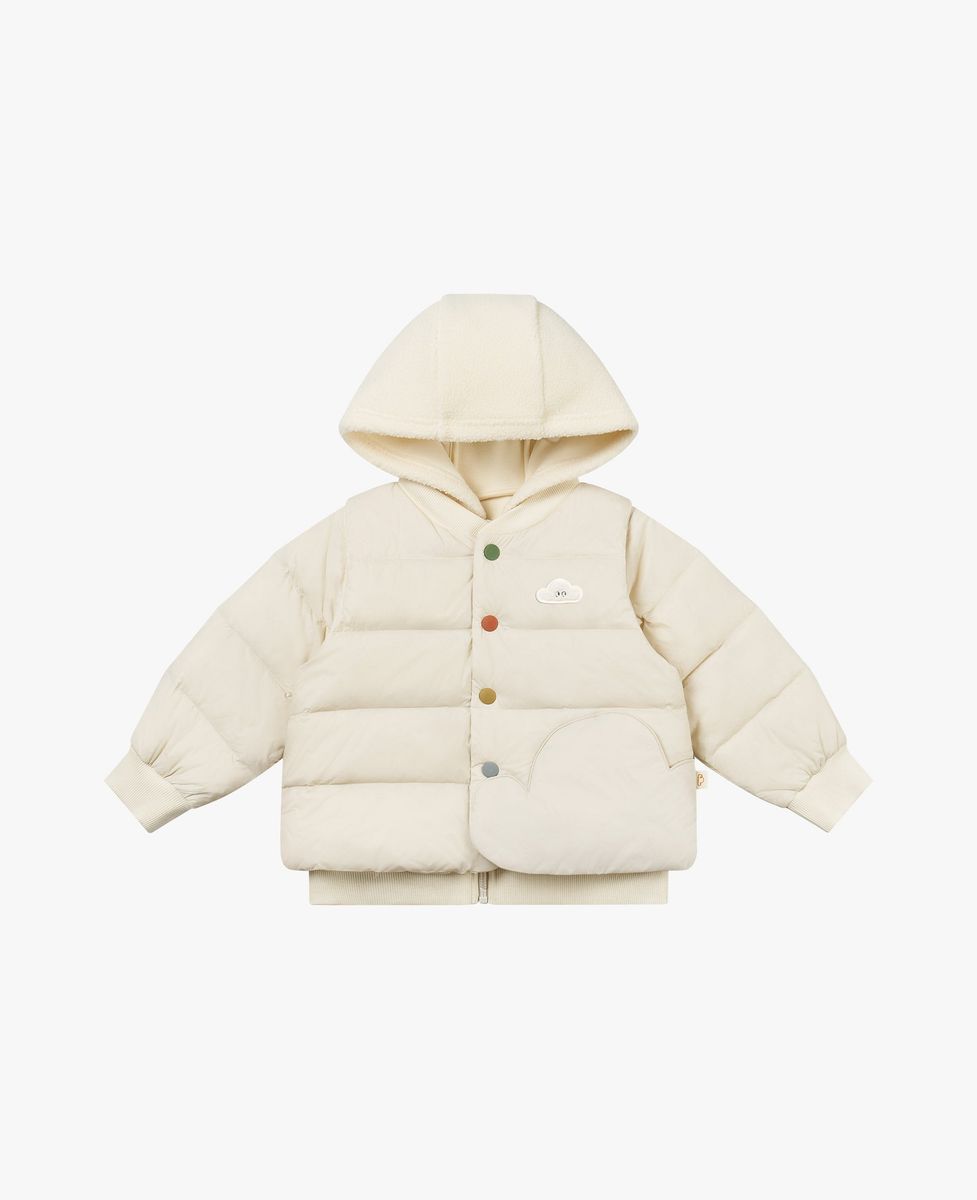 Petite Revery Down Fleece Jacket - Cloud