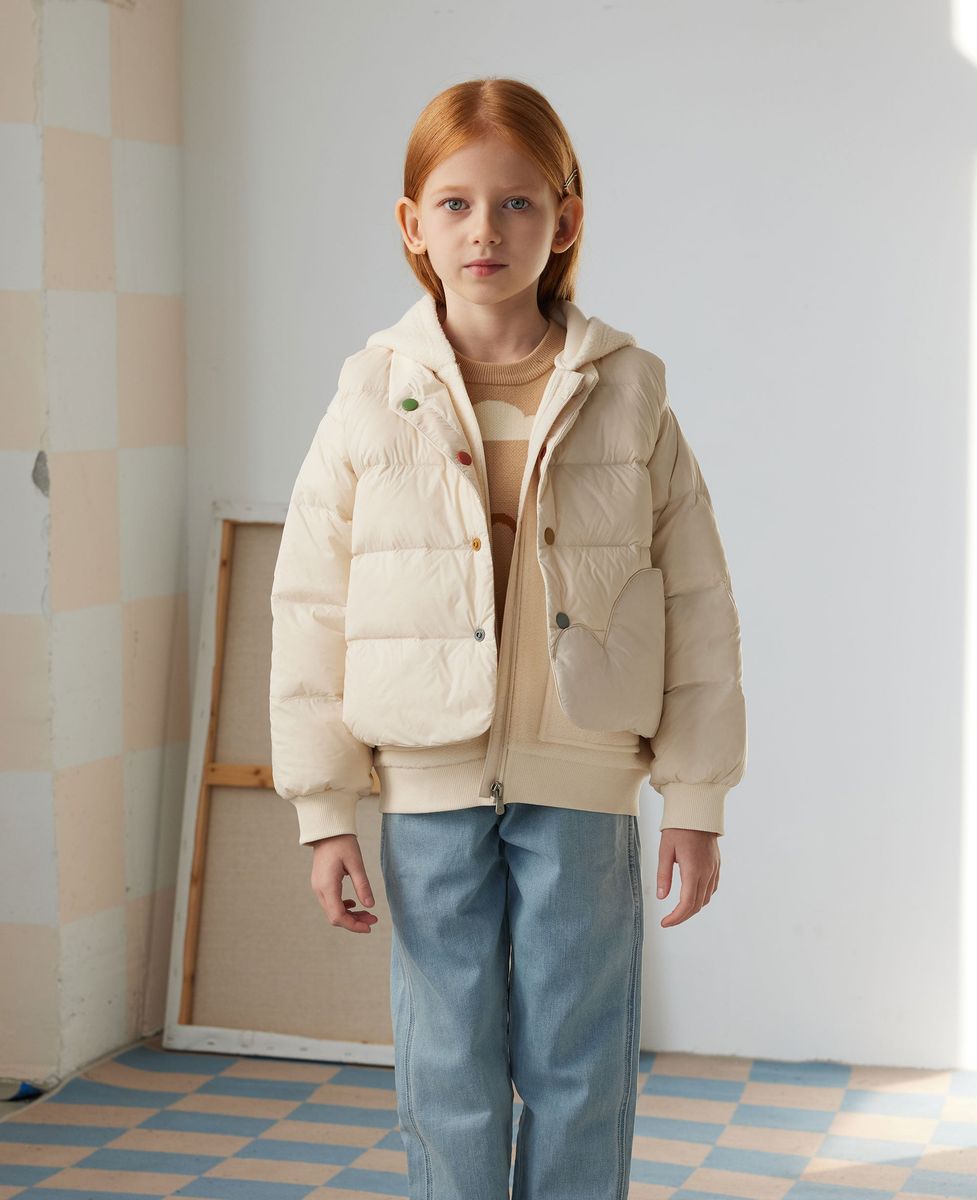 Petite Revery Down Fleece Jacket - Cloud