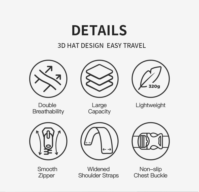 ZoyZoii B80 DISCOVERY SERIES HAT BAG - Rainbow