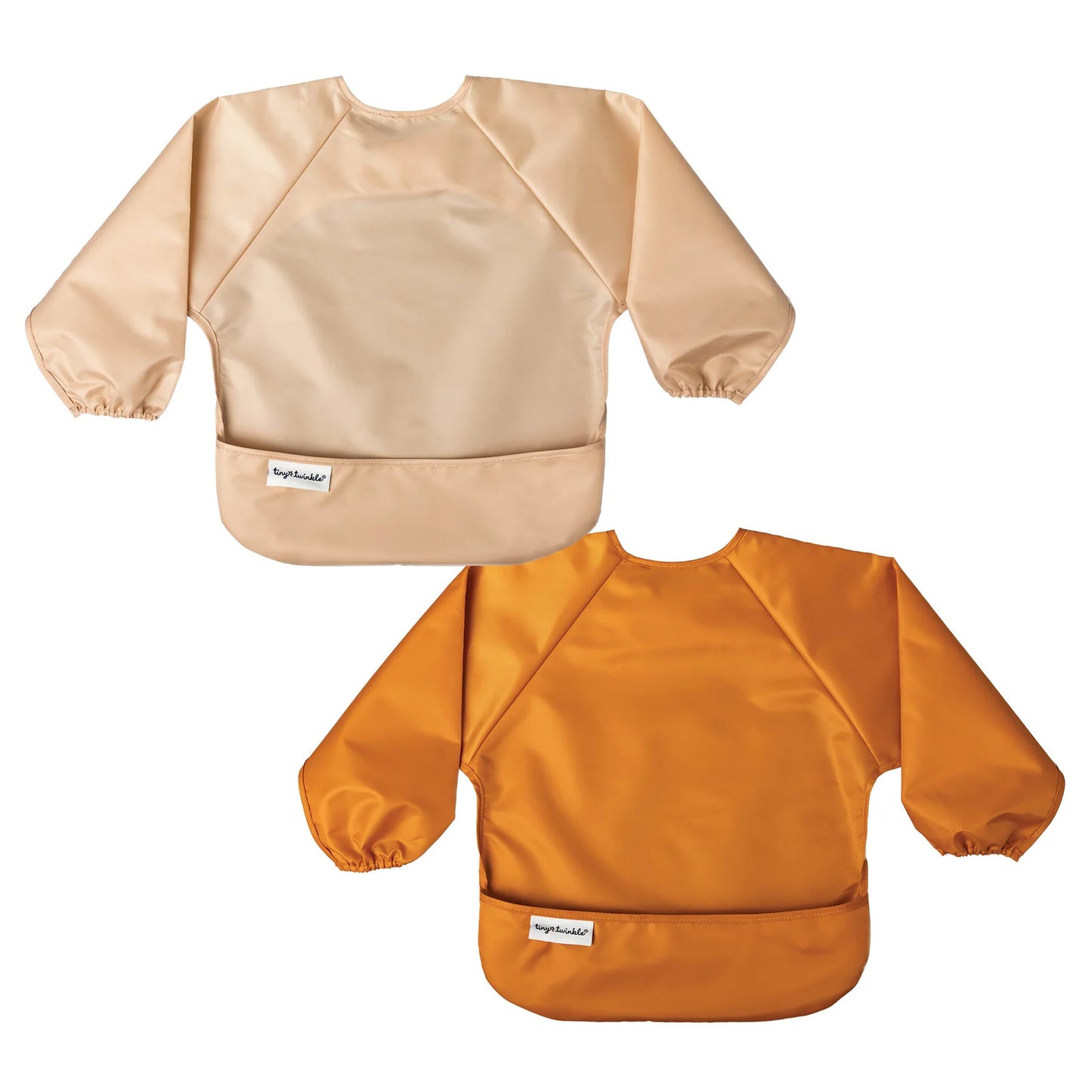 TINY TWINKLE Mess-proof Full Sleeve Bib 2 Pack