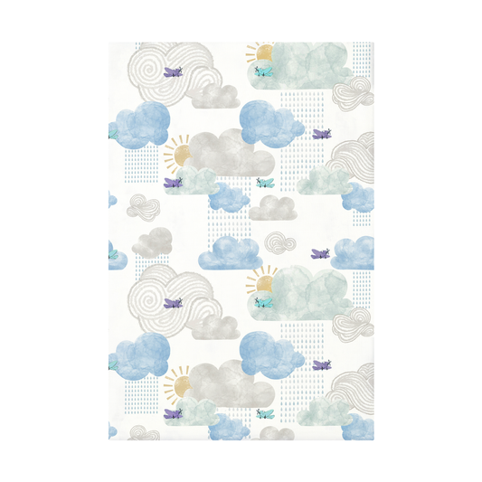 Nest Designs Bamboo Swaddle Blankie (Single) - Fluffy Puffs