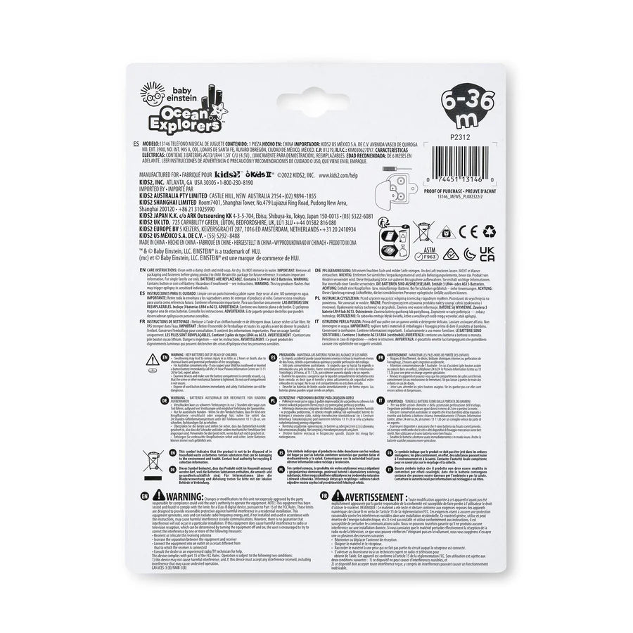 Baby Einstein Shell Phone™ Musical Toy Telephone