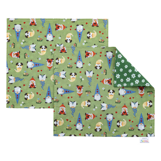 My Funkins Set of Two Placemats for Kids - Gnomes