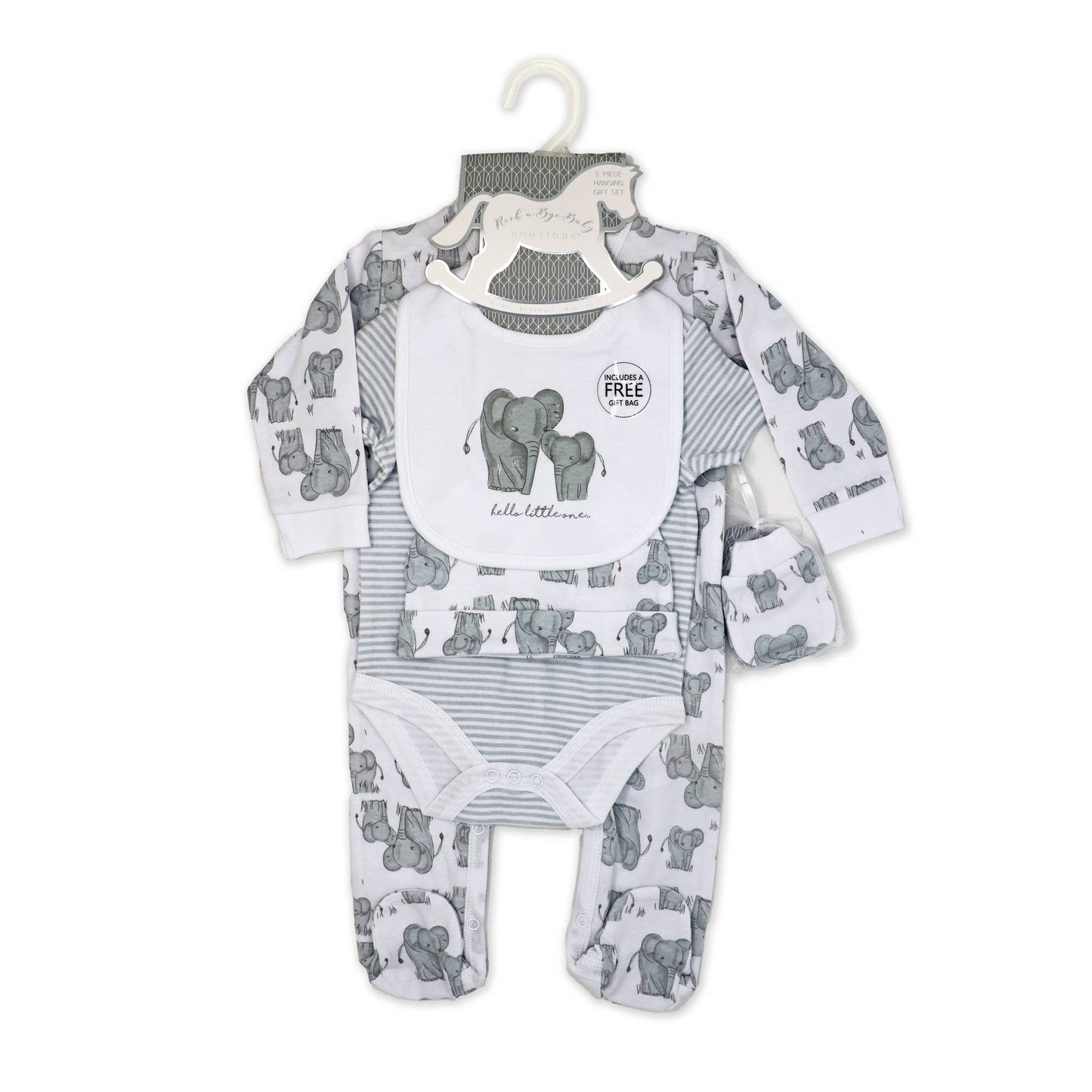 Neutral 5-Piece Multipack Set - Elephant