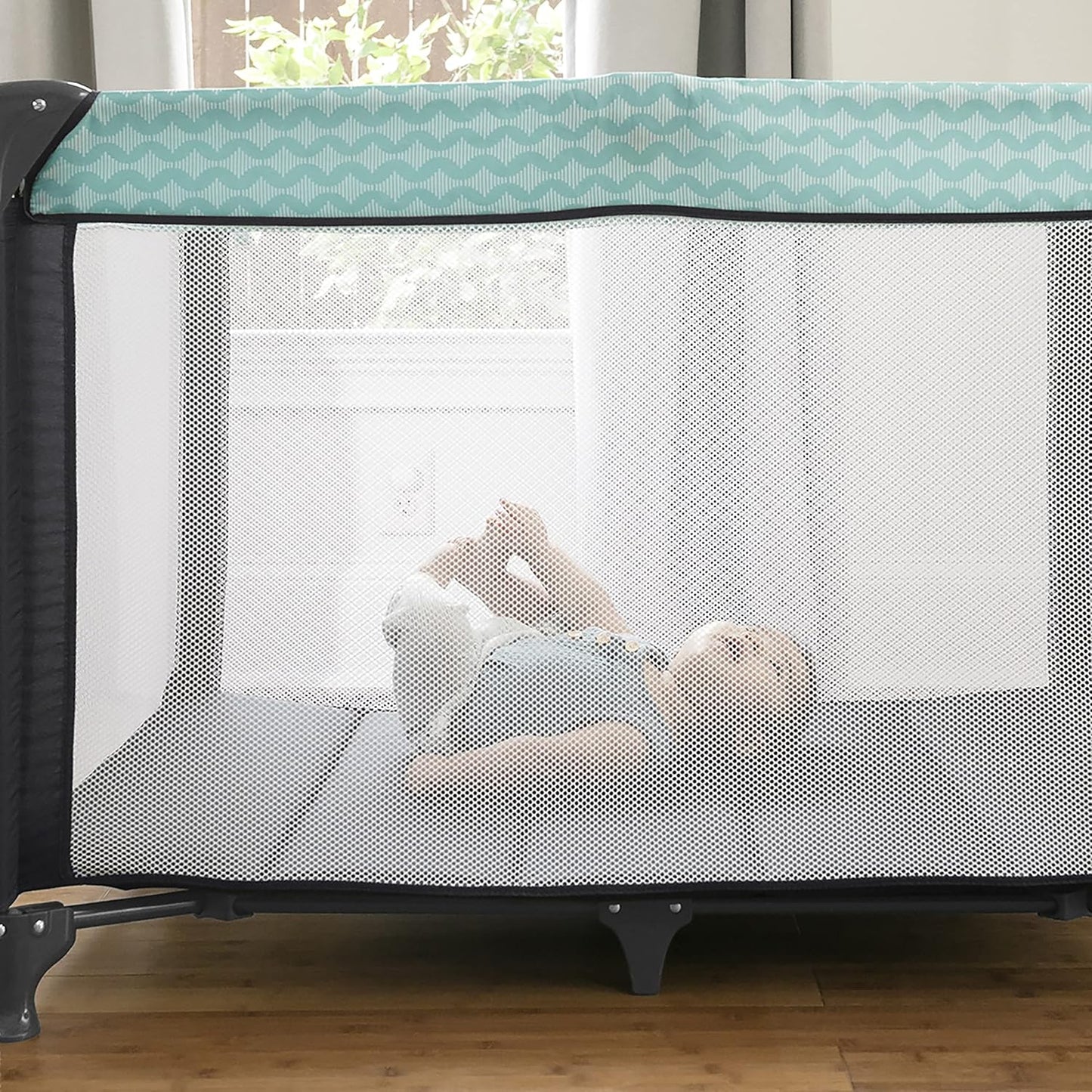 Ity Rompity Rest Easy Fold Portable Playard – Goji