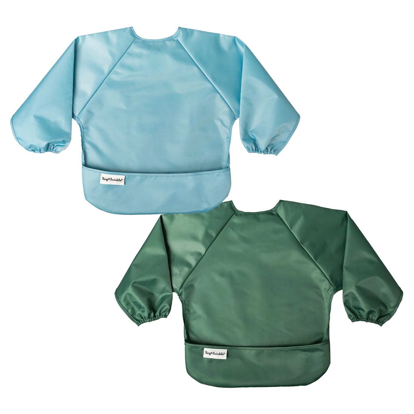 TINY TWINKLE Mess-proof Full Sleeve Bib 2 Pack