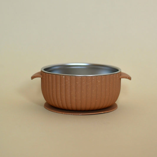 MINIKA Stainless & silicone bowl