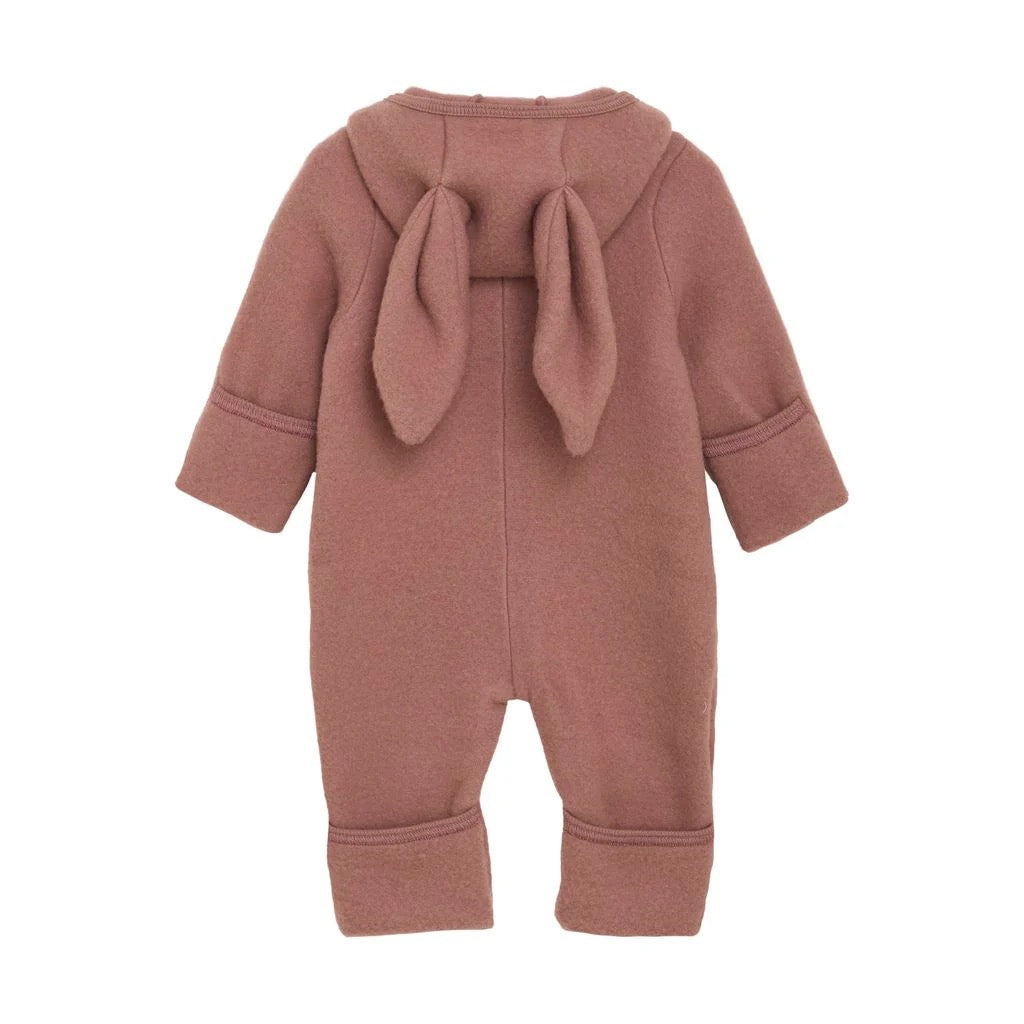 Huttelihut  Pram Suit in Camel Melange with Ears