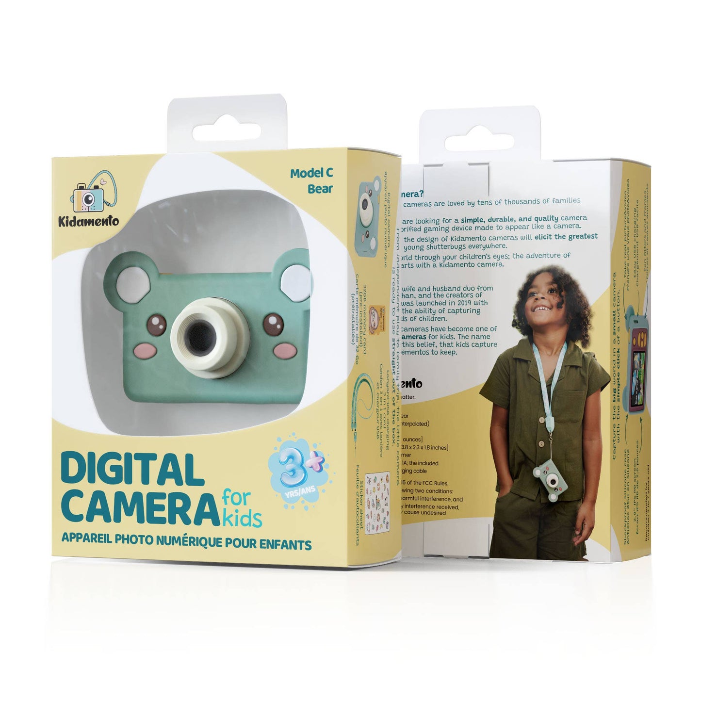 Kiimento Mikayo the Bear - Kids Digital Camera - Model C
