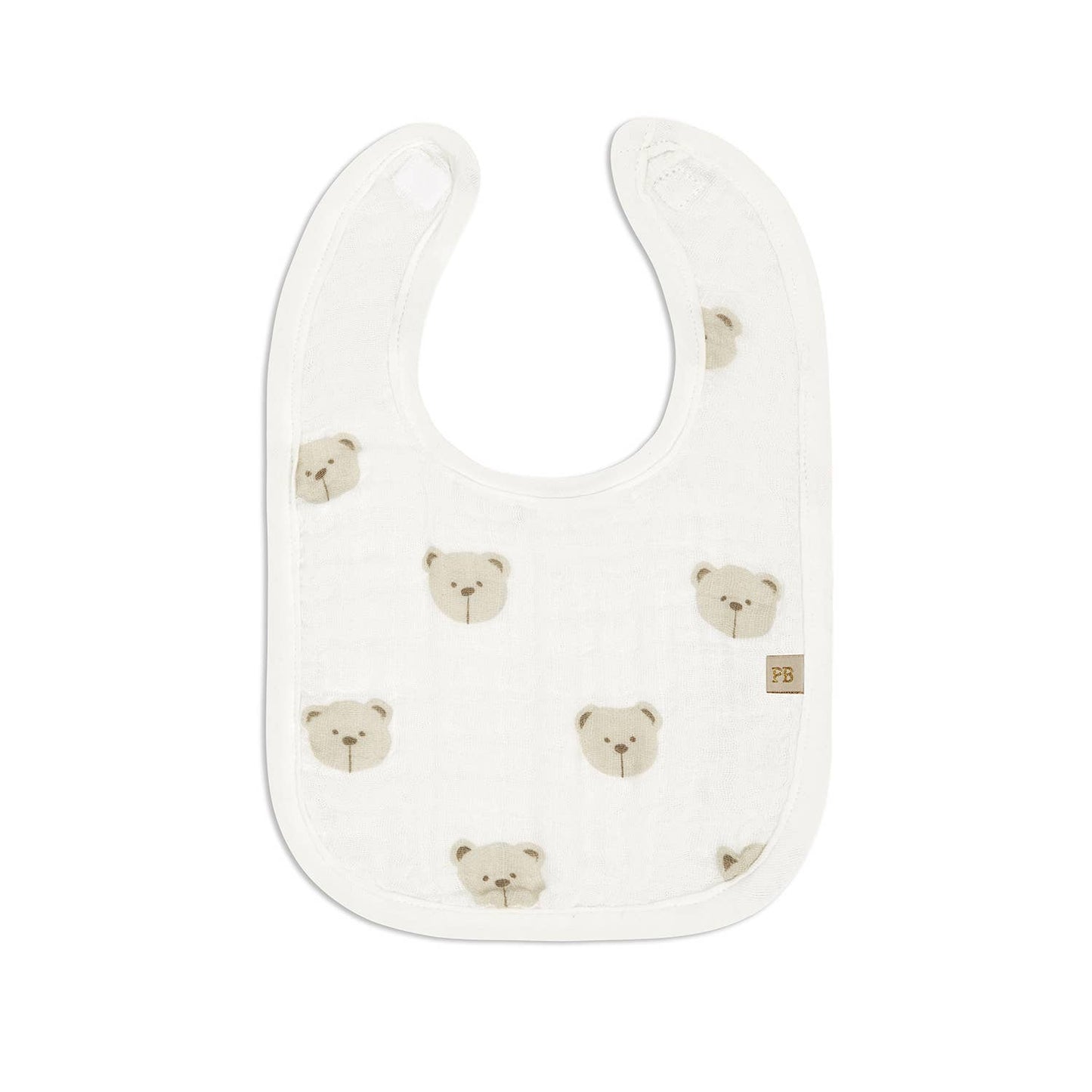3 Pc Pack Muslin Bibs One Size : Pink