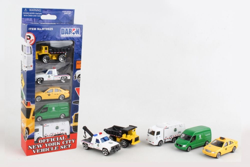 Daron -  NEW YORK CITY OFFICIAL 5 PC VEHICLE SET