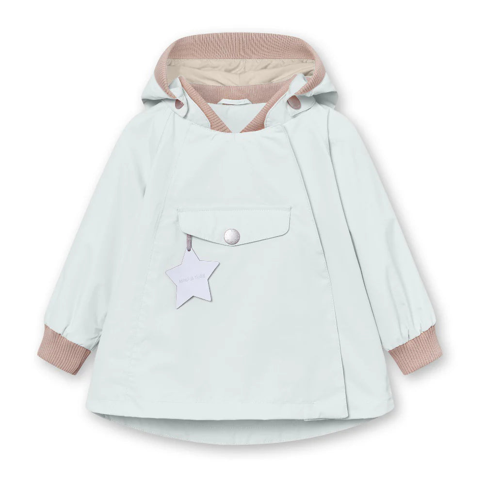 Mini A Ture MATWAI fleece lined spring jacket. GRS Blue metal