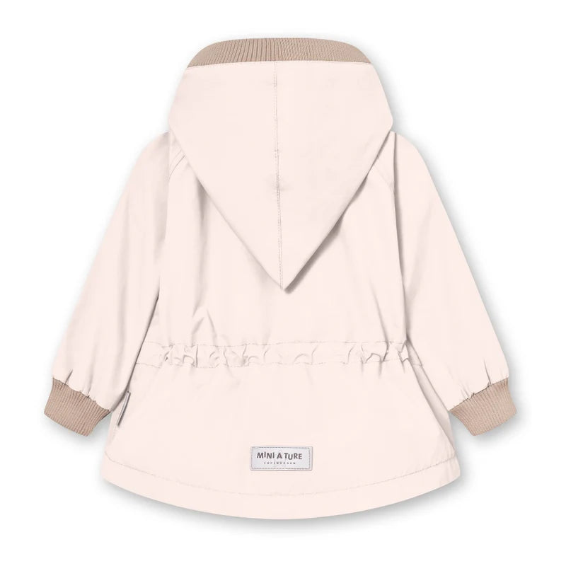 Mini A Ture MATWAI fleece lined spring jacket. GRS Silver Peony
