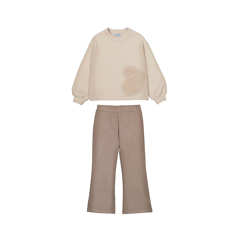 Mayoral Pullover Leggings Set - Sand