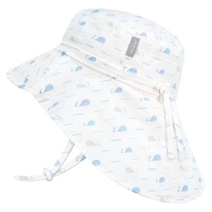 Jan and Jul Cotton Adventure Hat in Whale Tale - product photo