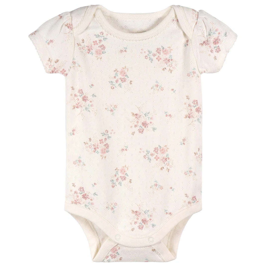 Just Born - Short Sleeve Bodysuits 3pk