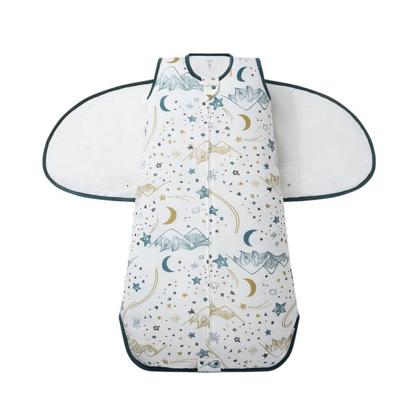 Nest Designs Swaddle Sleep Bag 1.0 TOG (Organic Cotton) - Stars White