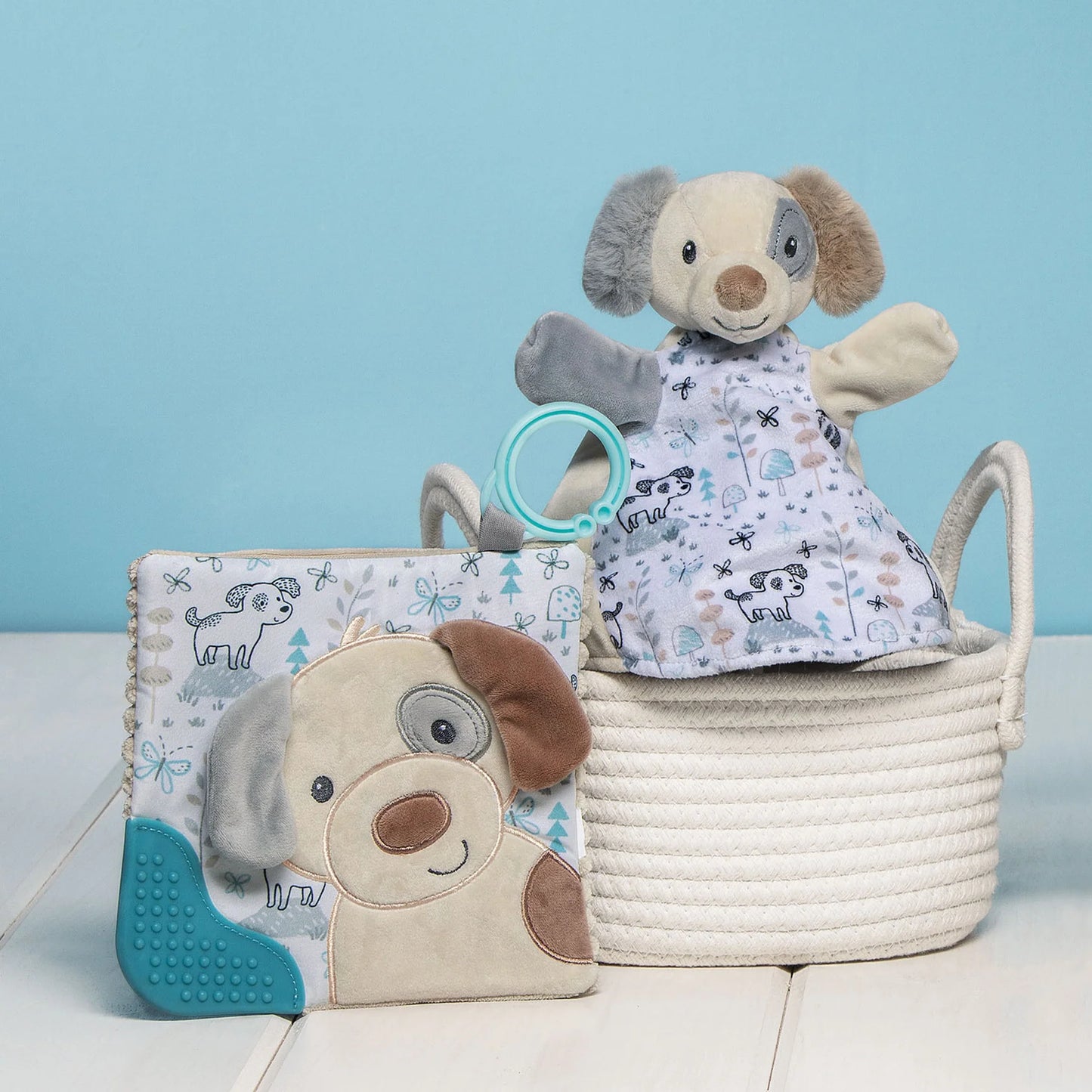 MARY MEYER Crinkle Teether - Sparky Puppy - 6"