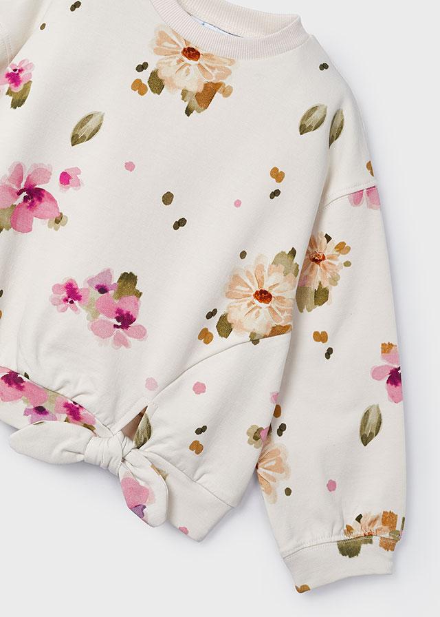 Mayoral Floral sweatshirt/pullover for girls