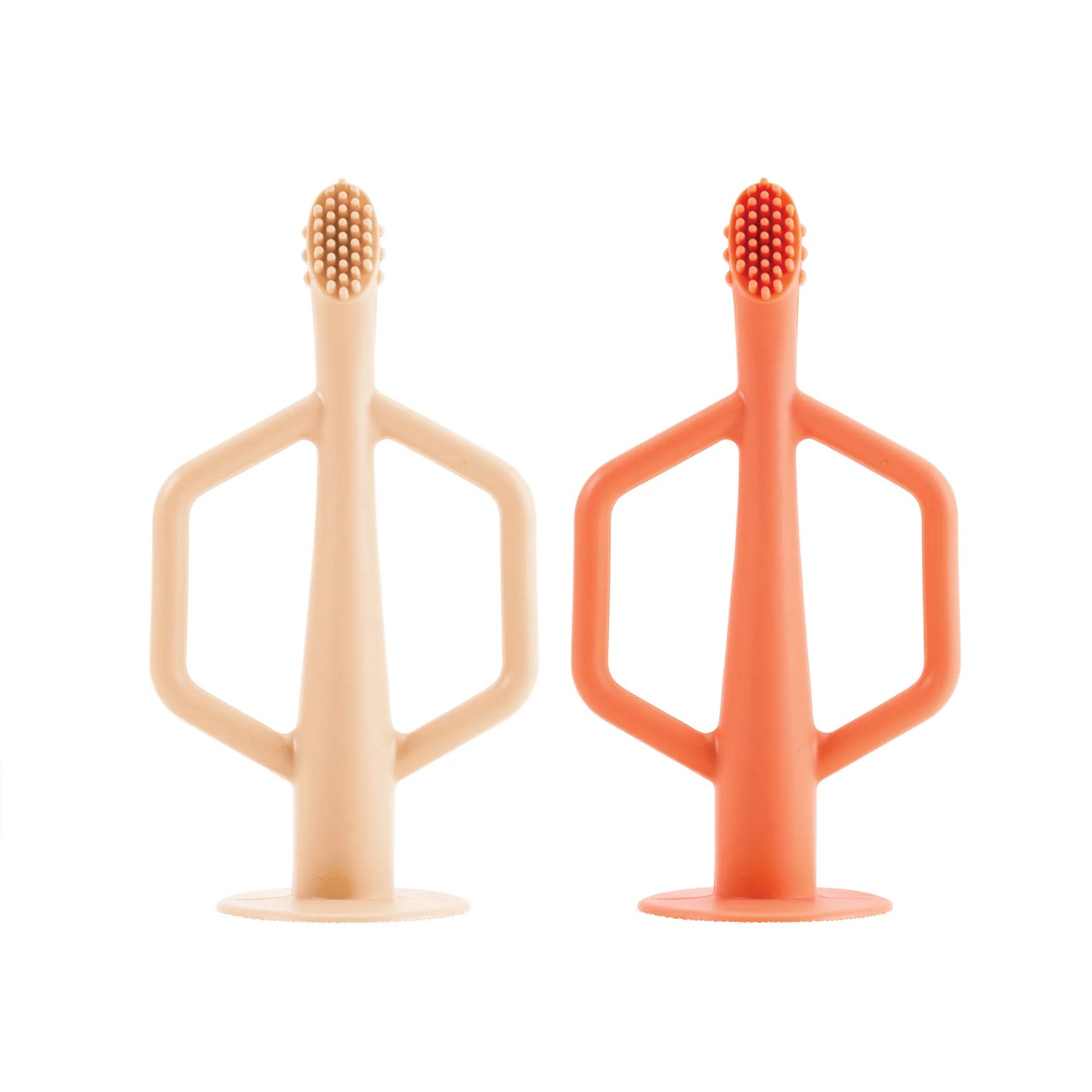 TINY TWINKLE Silicone Training Toothbrush - 2pk