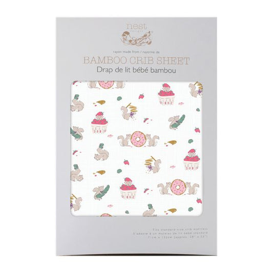 Nest Designs Crib Sheet Small - Very Squirrelly