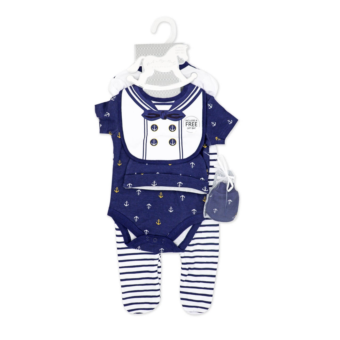 Boys 5 Piece Multipack Set - Sailor