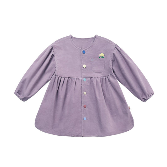Petite Revery Corduroy Dress - Lilac Blush