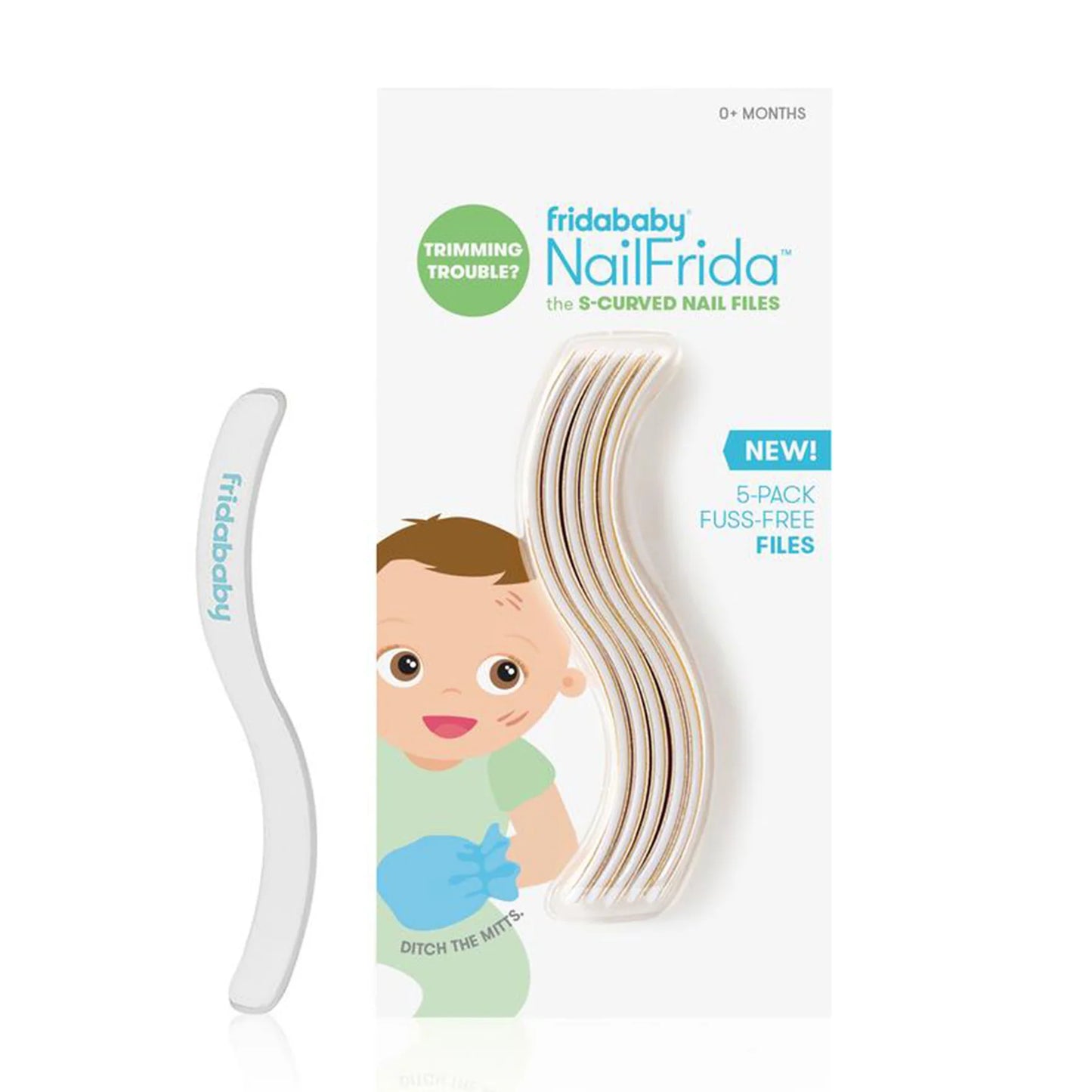 FRIDA BABY NailFrida The S-Curved Nail Files 5pk