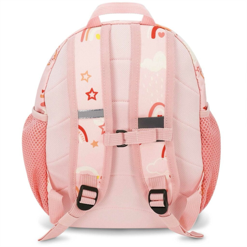 Jan and Jul  | Little Xplorers Mini Preschool Backpack - Pink Rainbow