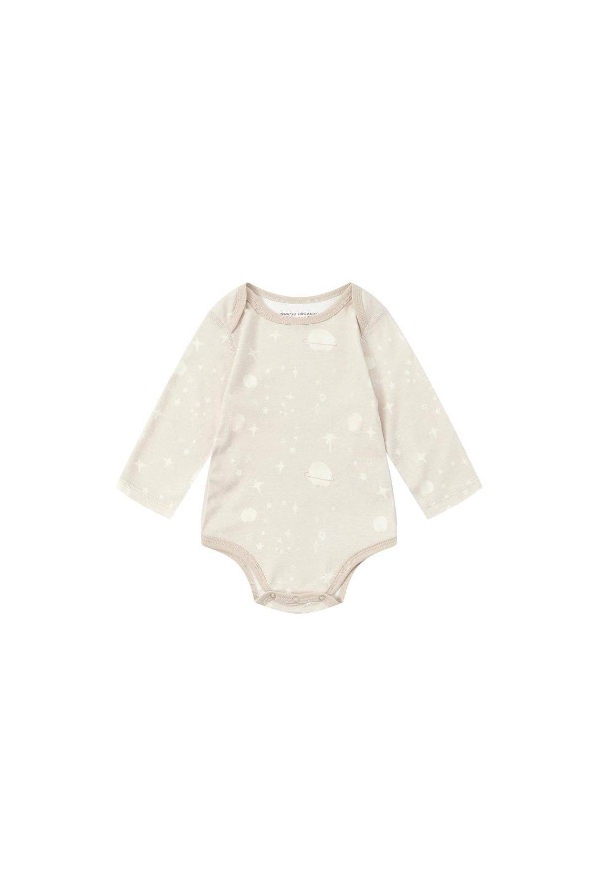 Norsu Organic  Long-sleeve Onesie-Stary