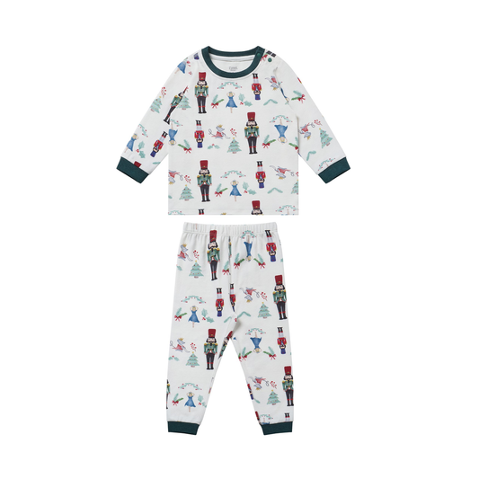 Nest Designs Two-Piece Long Sleeve PJ Set Pj Set - Nutcracker
