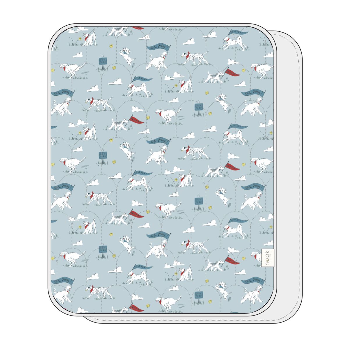 Nest Designs Cozy Blanket (Bamboo Jersey) - Puppy Park Medium