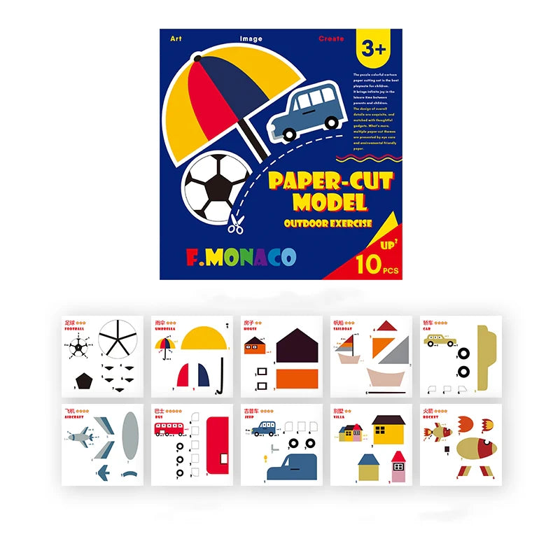 FLOWER MONACO PAPER-CUT SERIES