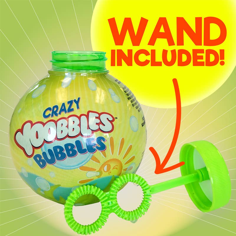 Bubble Bonanza Crazy Yoobbles Catchable Bubbles 8.5oz Bottle