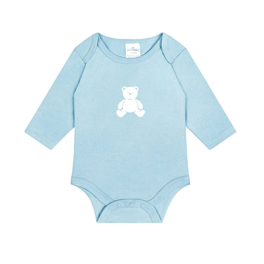5 pack set: baby bodysuit, legging and accessories Gift SET : Blue