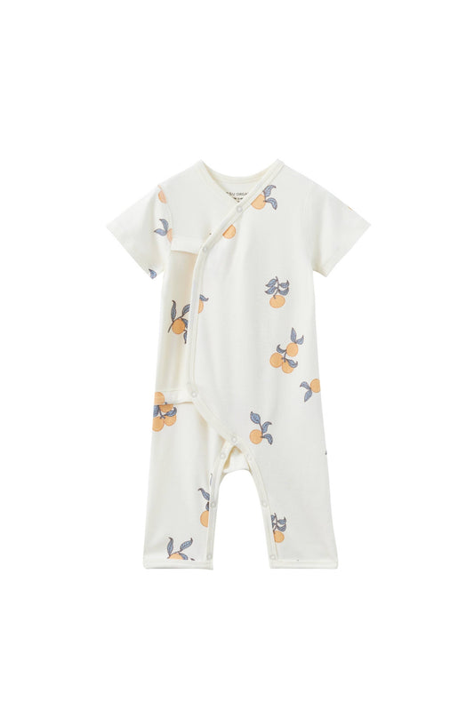 Norsu Organic Kimono Sleeper-Clementine