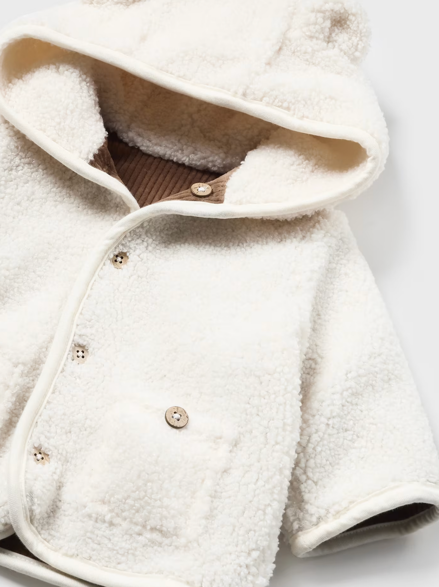 Mayoral Reversible coat with bear ears