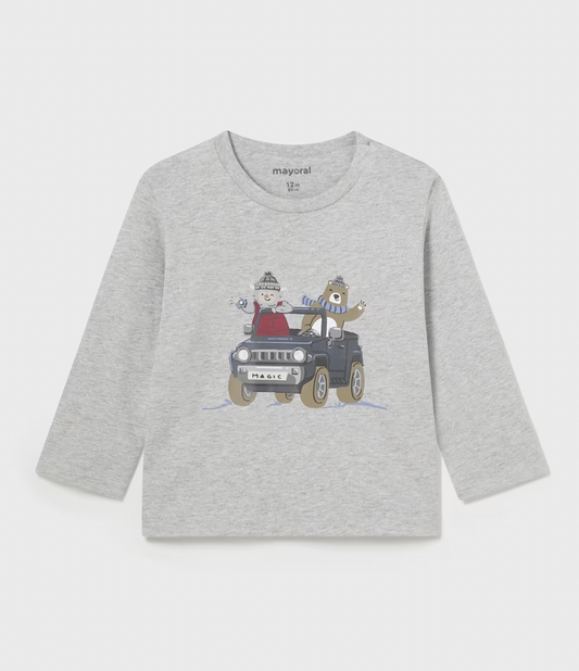 Mayoral  T-shirt with cars print