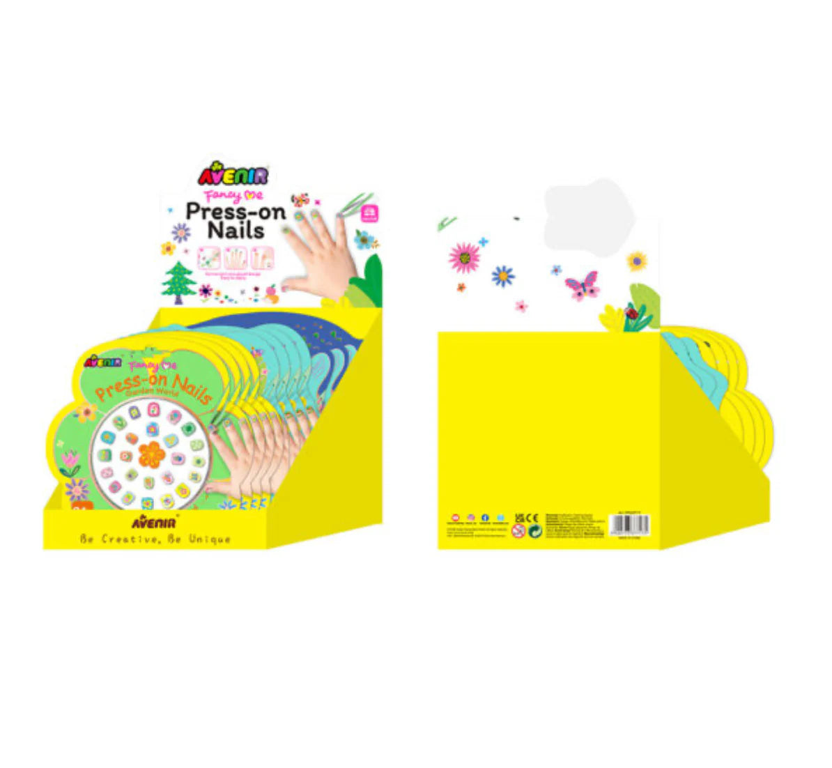 FANCY ME PRESS-ON-NAILS (12PCS/DISPLAY-3 ASST) – AVENIR