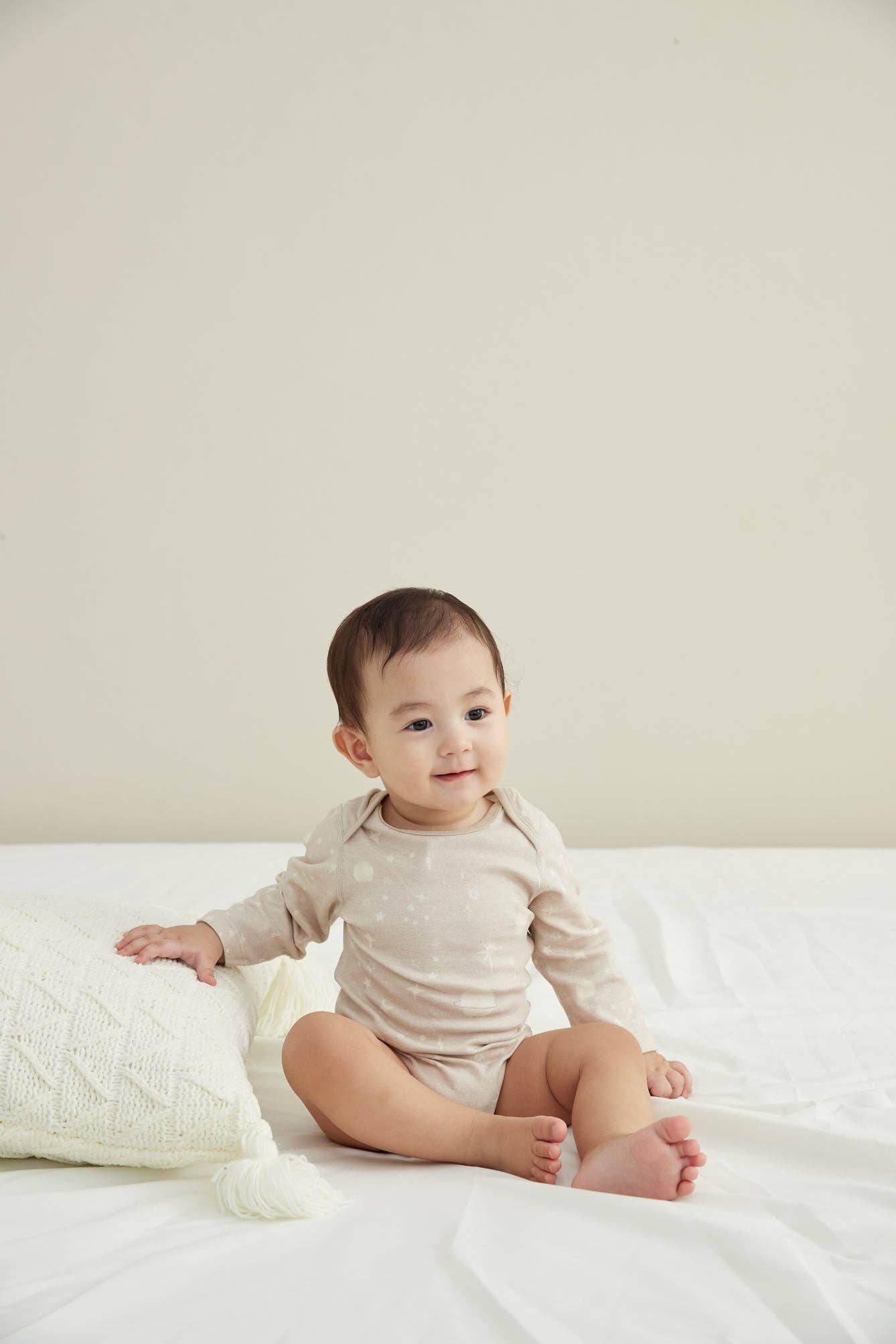 Norsu Organic  Long-sleeve Onesie-Stary