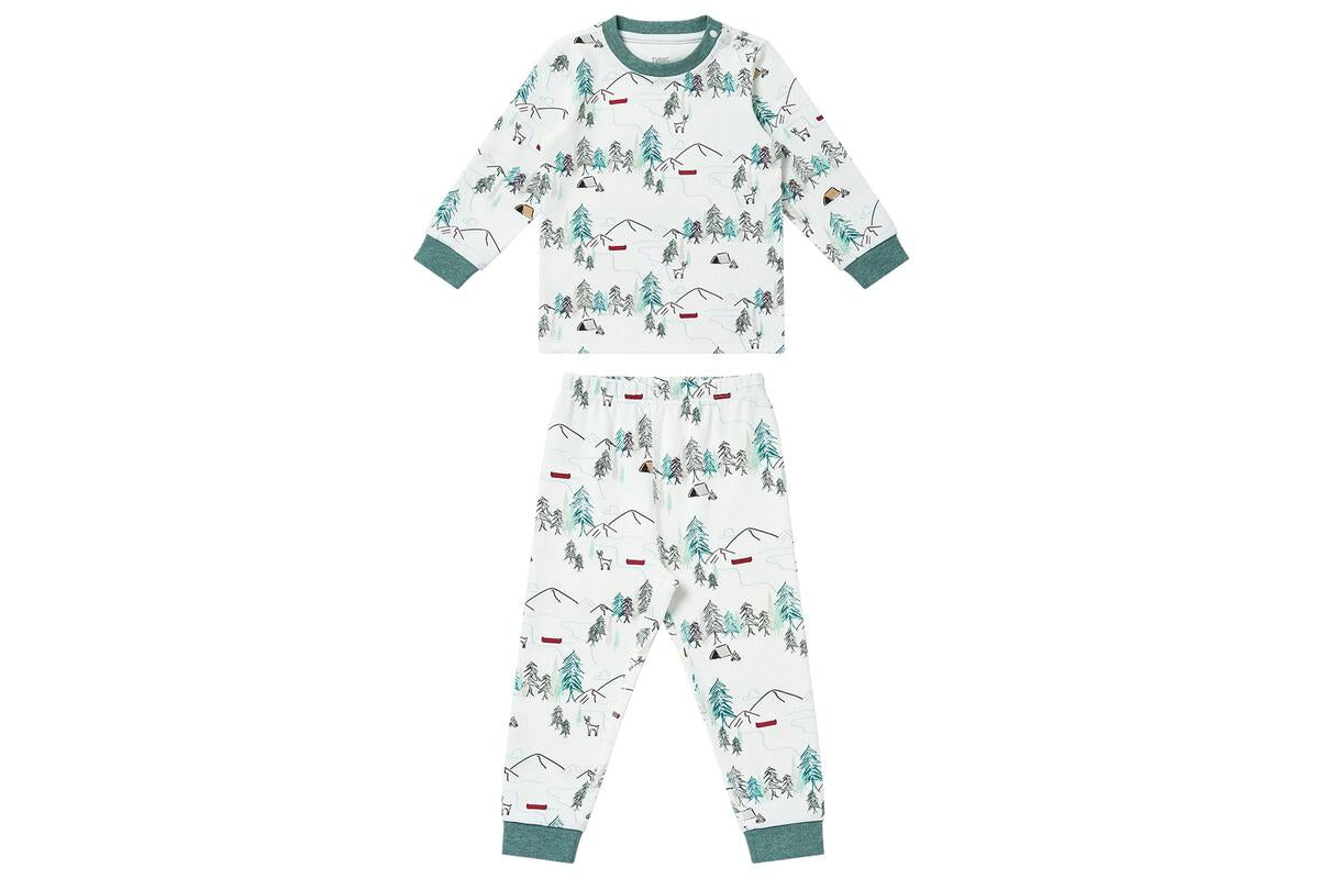 Nest Designs Two-Piece Long Sleeve PJ Set (Organic Cotton)