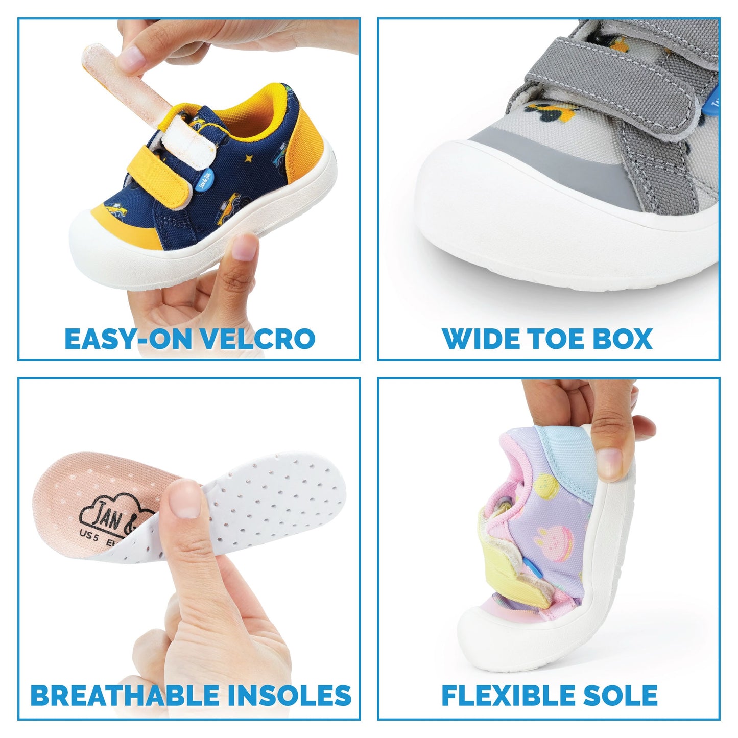 Jan and Jul Toddler Mini Canvas Sneakers