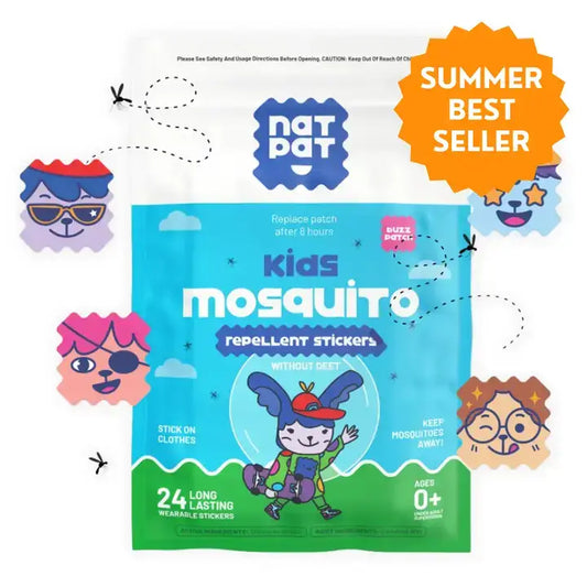 NATPAT BuzzPatch: Mosquito Patches, Natural Insect Repellent
