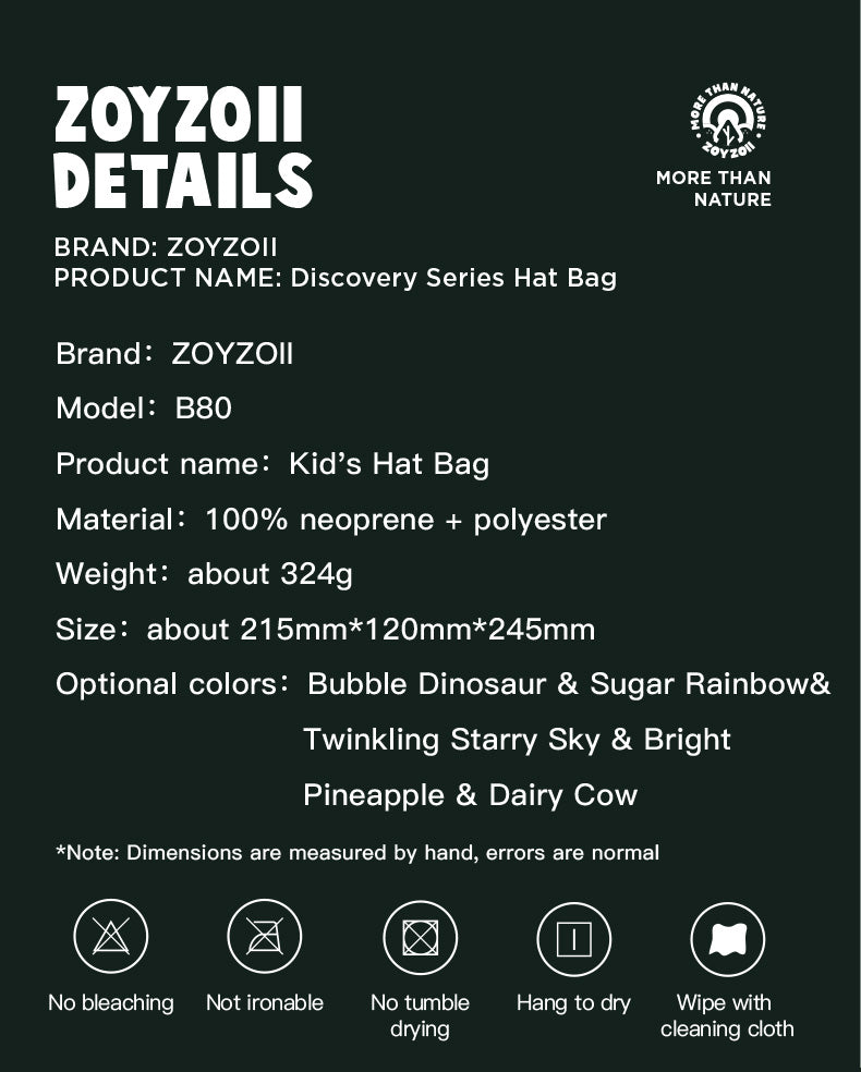 ZoyZoii B80 DISCOVERY SERIES HAT BAG - Rainbow